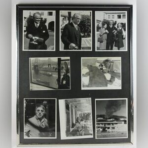 Framed Red Skelton Photo Collage 35"x29" – Estate of Beverley Jackson – Vintage